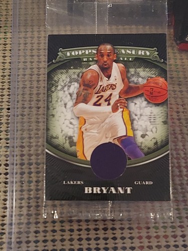 2008 Topps Treasury Kobe Bryant Authentic Jersey Relic Card