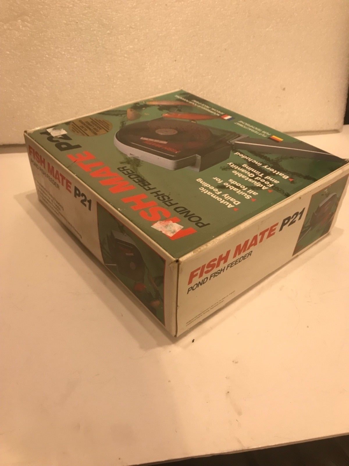 Fish Mate P21 Pond Fish Feeder Automatic Daily Feeding New in Box