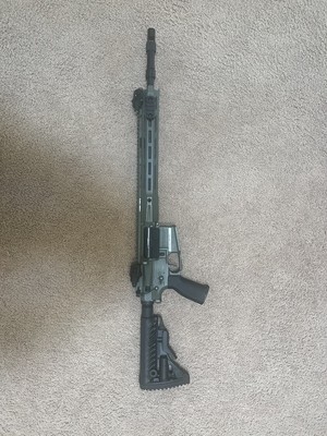 Krytac Trident MK2 SPR-M, Foliage Green, With MK12 Style Build DMR