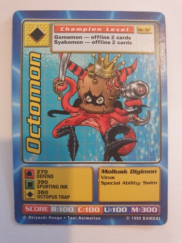Octomon St-37 Digimon | eBay