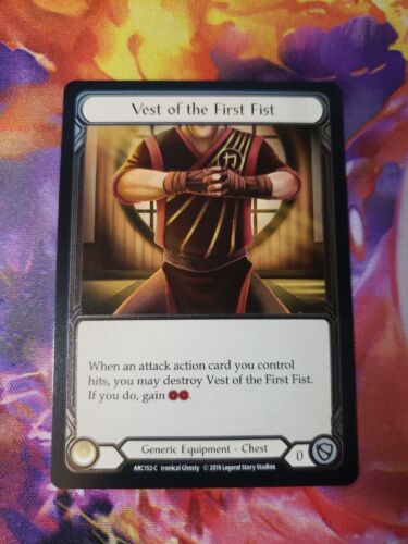 Vest of the First Fist Cold Foil NM Arcane Rising First