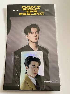 Exo Sehun « Don t Fight The Feeling » SMTown Officiel Hologramme + Photocard
