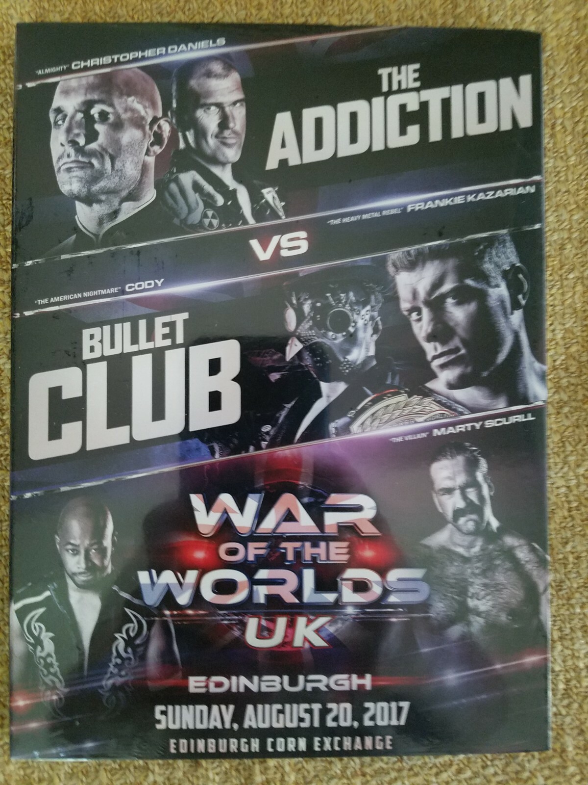 新日本プロレス× ROH WAR OF THE WORLDS 2015 DVD Official ROH Ring of Honor & NJPW War of the Worlds 2017 UK