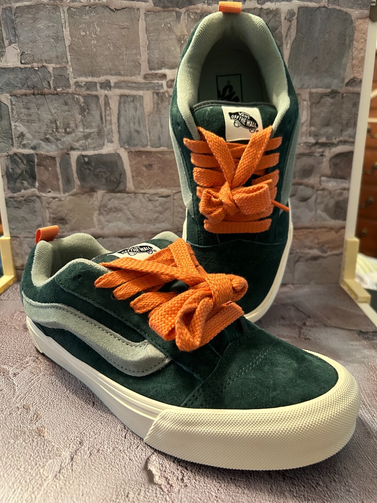 スニーカー [VANS] DUCK CANVAS GOLDEN BROWN/BLACK Skate Half Cab – Premier