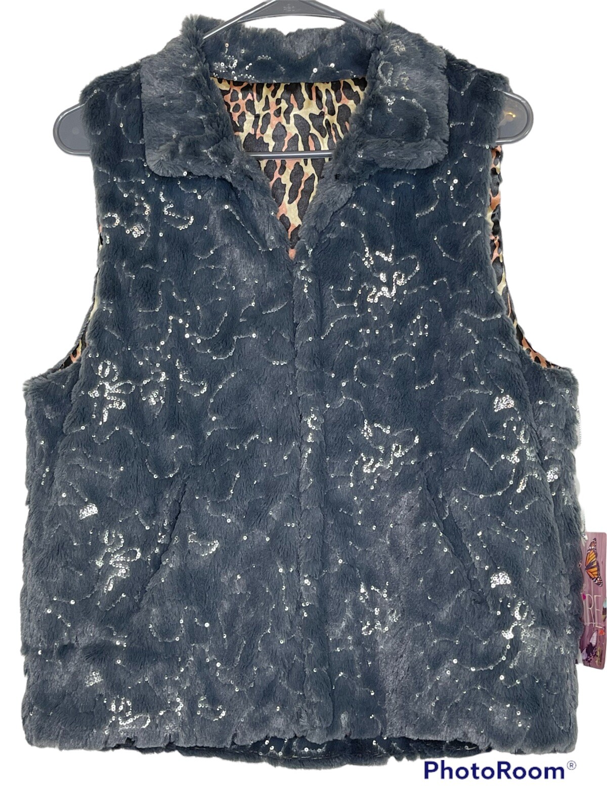 トップス Fur Liner Vest / Blue / MIKIOSAKABE トップス Fur Liner Vest / Blue / MIKIOSAKABE Cyberpunk