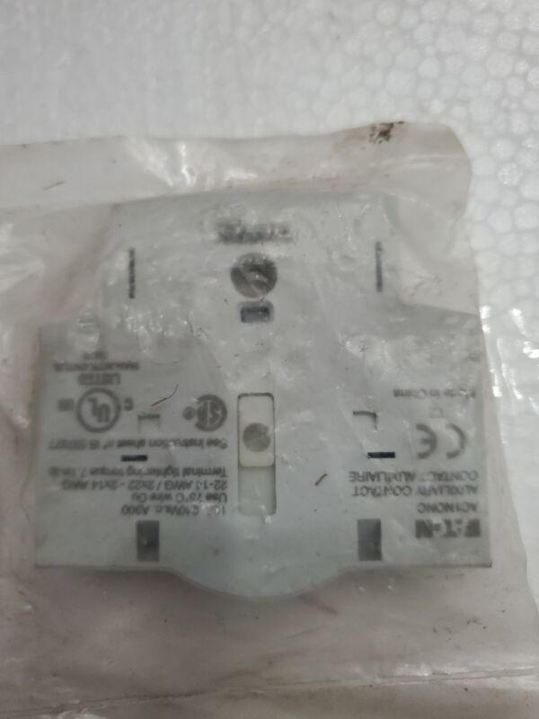 NEW Sealed Package Eaton AC1NONC 10A 240V NO+NC Auxiliary Contact Module