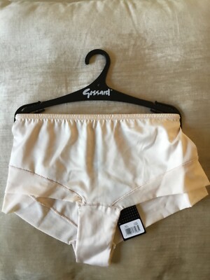 GOSSARD IVORY SATIN FULL BRIEF SIZE LARGE 14-16 BNWT