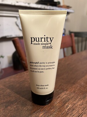PHILOSOPHY PURITY MADE SIMPLE  DEEP-CLEAN MASK 6 oz NEW & SEALED