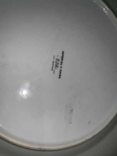 Imperial China 5303 Seville Plate W Dalton Dinner Plate 10.5