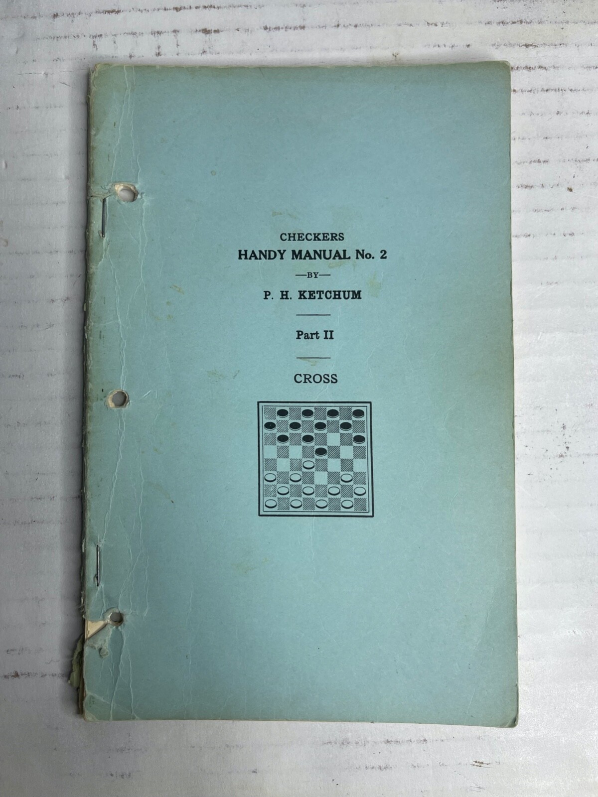 Checkers Handy Manual No. 2 P.H. Ketchum Part 2 F.R.