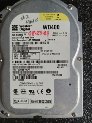 Western Digital WD400EB-11CPFO Internal Hard Drive