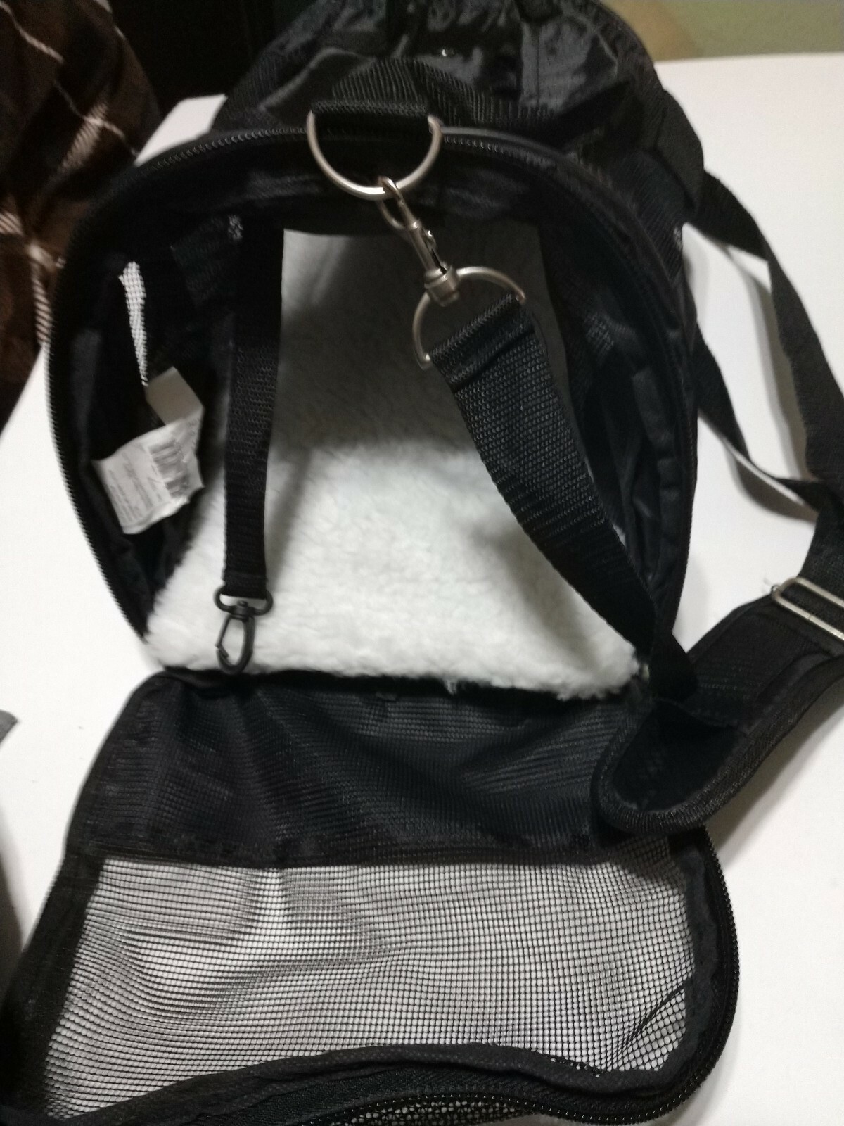 Travel Bag For Small Dogs 16lb Black
