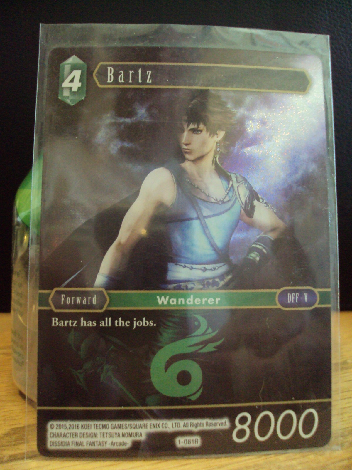 Final Fantasy Opus 1 TCG Rare Foil Bartz 1-081R FFTCG Arcade