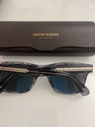 Pre-owned Oliver Peoples Martineaux 49mm Ov5450su In Dk Azure Polar Msrp$642 Great Gift In Gray