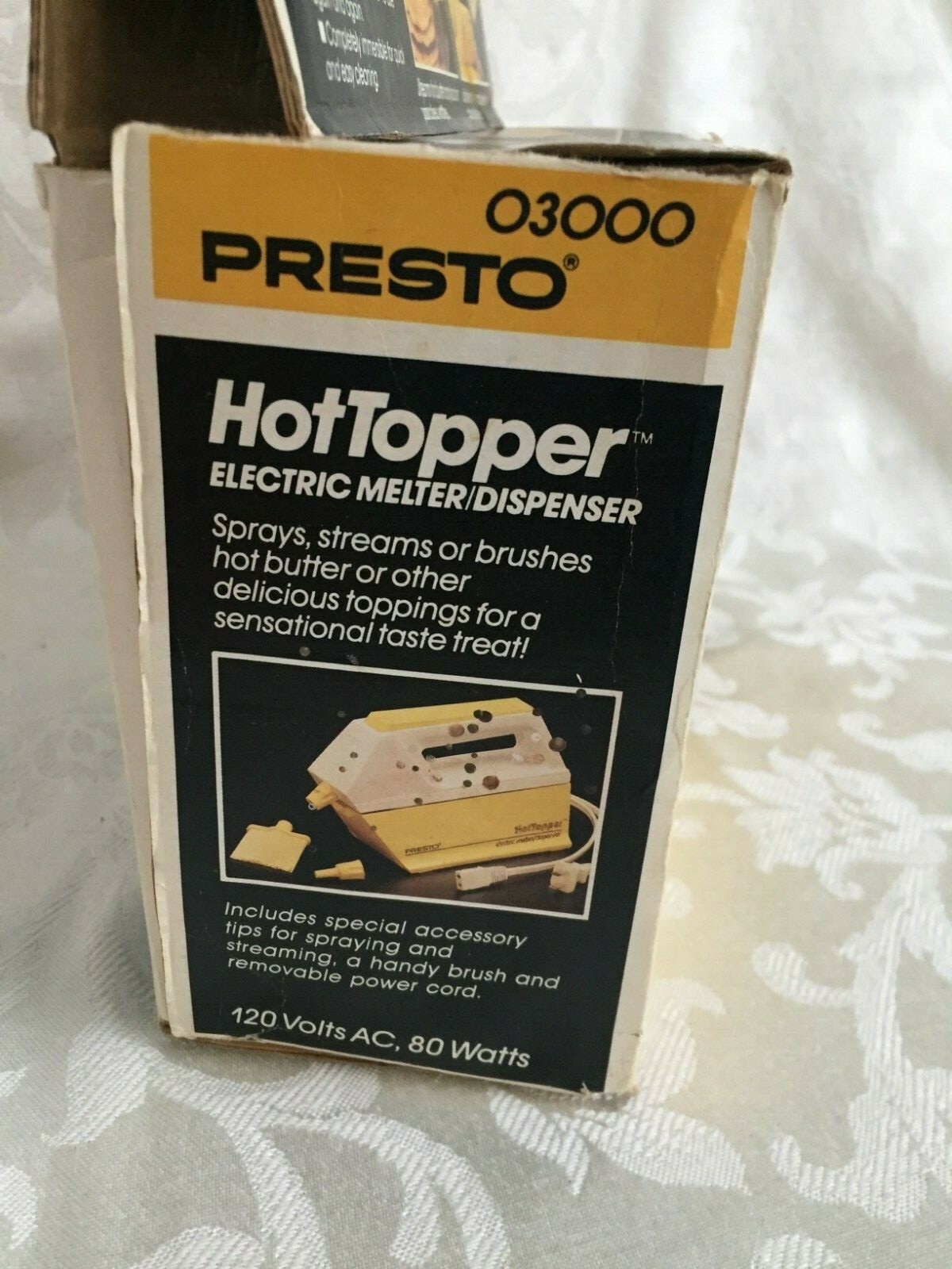 New Vintage Presto Hot Topper Automatic Electric Melter Dispenser Butter Syrup
