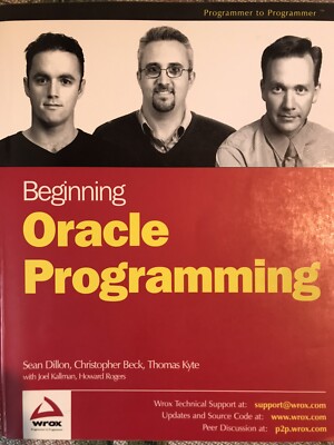 Beginning Oracle Programming By S. Dillon, C. Beck, T. Kyte