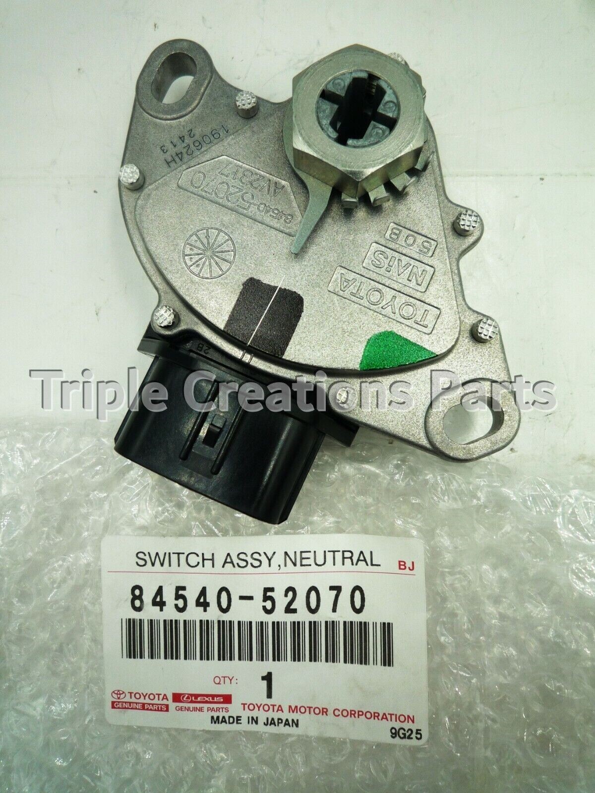 Genuine Toyota 84540-52070 Switch Assy Neutral Start 8454052070