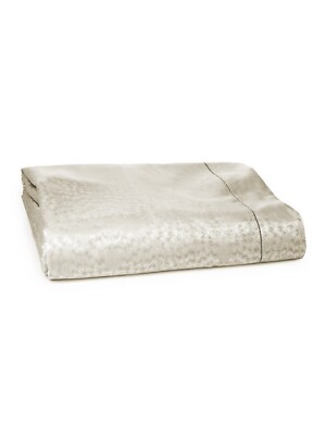 Sferra Kennio Sable Queen Duvet Cover Egyptian Cotton Sateen Jacquard Italy NEW