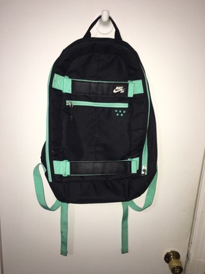 mint green nike backpack