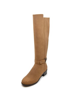 

Женские коричневые ботинки для верховой езды NAUTICA Stretch Gore Minetta с круглым носком и блочным каблуком, размер 8,5 м, Коричневый, MINETTA