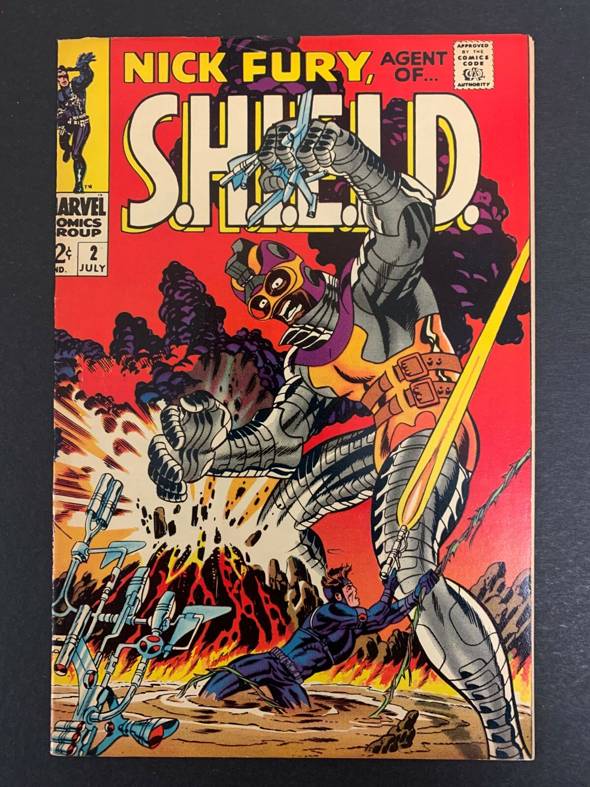NICK FURY, AGENT OF SHIELD #2 *VERY SHARP!* (1968) STERANKO