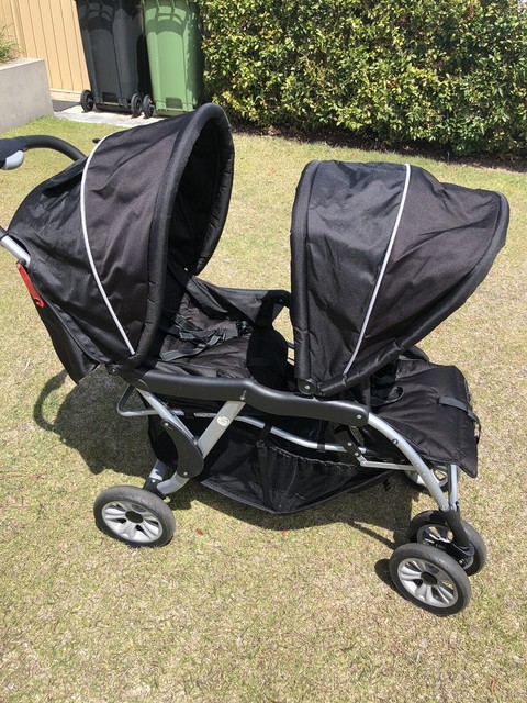 babylove double pram