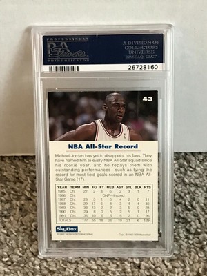 1992 Skybox #43 - MICHAEL JORDAN - USA Basketball - PSA 10 Gem Mint - BULLS