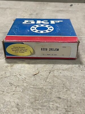 SKF - Radial Ball Bearing - #6309 2RS JEM