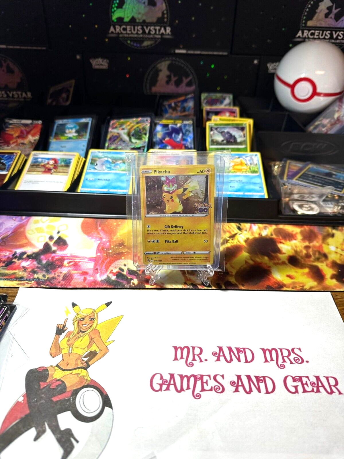Pikachu Pokemon GO Gift Delivery Promo Holo SWSH234 | eBay