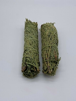 2x Cedar Sage Smudge Sticks / Wands - House Cleansing Negativity Removal