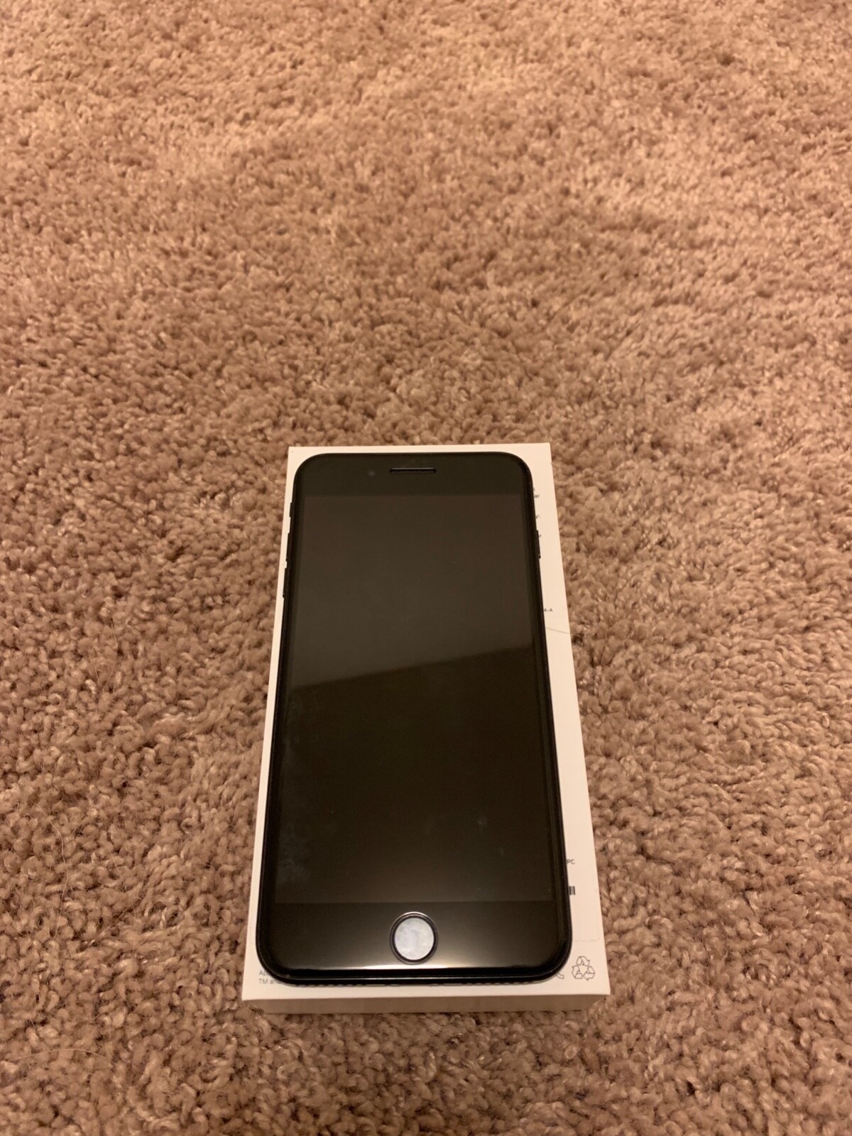 Apple iphone 7 plus 256 gb unlocked/black, used