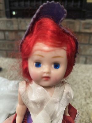Vtg Admiration Doll Bright Red Hair Hard Plastic