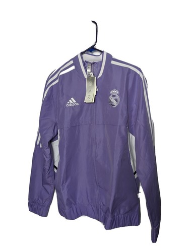 adidas Real Madrid ジャケット Lサイズ Vintage Adidas Real Madrid Football Velour Jacket Soccer