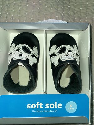 bobux lether soft soles Black Jolly Roger