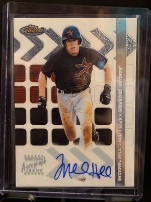 Topps Finest Michael Hill Autograph 2002 Baseball Rookie Card Auto Hard Signed