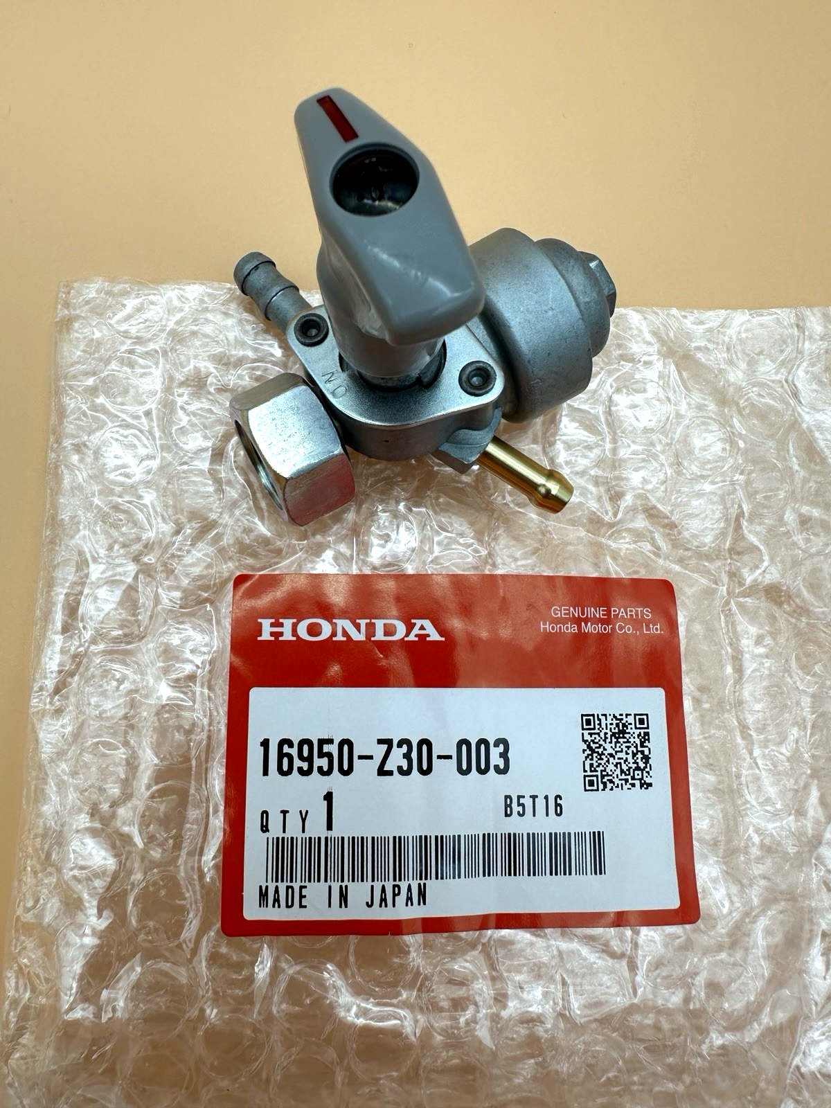 Genuine Honda 16950-Z30-003 PETCOCK FUEL VALVE ASSY EG4000 EG5000