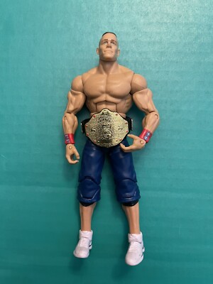 WWE John Cena Elite Series Mattel Figure Wrestling Red Bands Cenation 2011 Belt