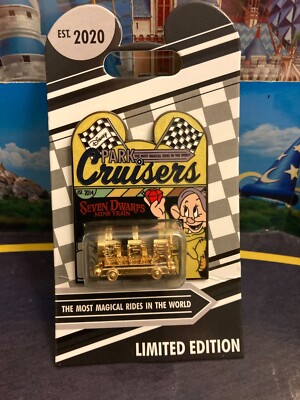2020 Disney Park Cruisers Series Pin Limited Edition   Seven Dwarfs Mine Train
