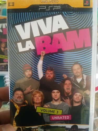 5 brand new psp umd jackass, Viva la bam, wildboyz movies