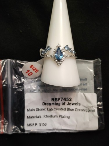 【R&B】Jewel The 1980's Vanderbilt Jewel (cubic zirconia) solitaire ring
