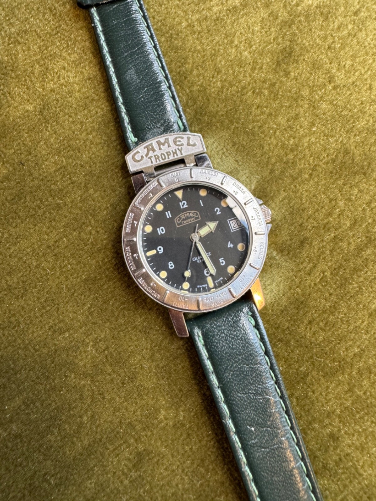 Vintage Camel trophy watch Swiss made Quartz Man | eBay Vintage Camel trophy watch Swiss made Quartz Man | eBay