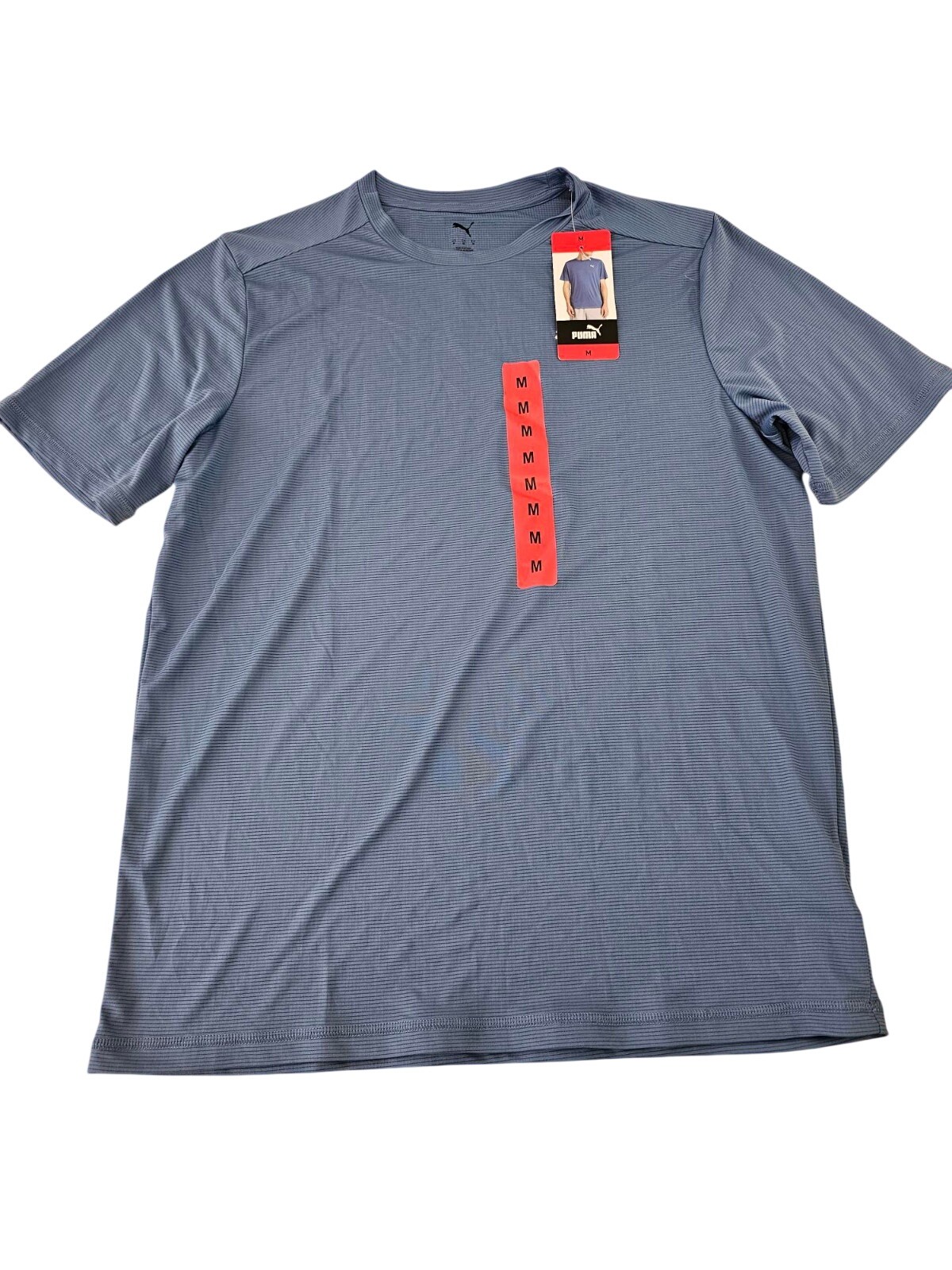 Puma Mens Short Sleeve Active T-Shirt - MEDIUM - BLUE