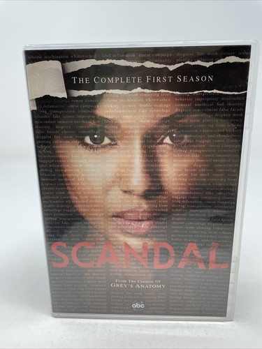 SCANDAL　DVD-BOX DVD Scandal: The Complete First Season (DVD, 2012, 2-Disc Box