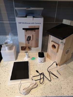 Bird Feeder Camera Bird House With Camera Solar Powered