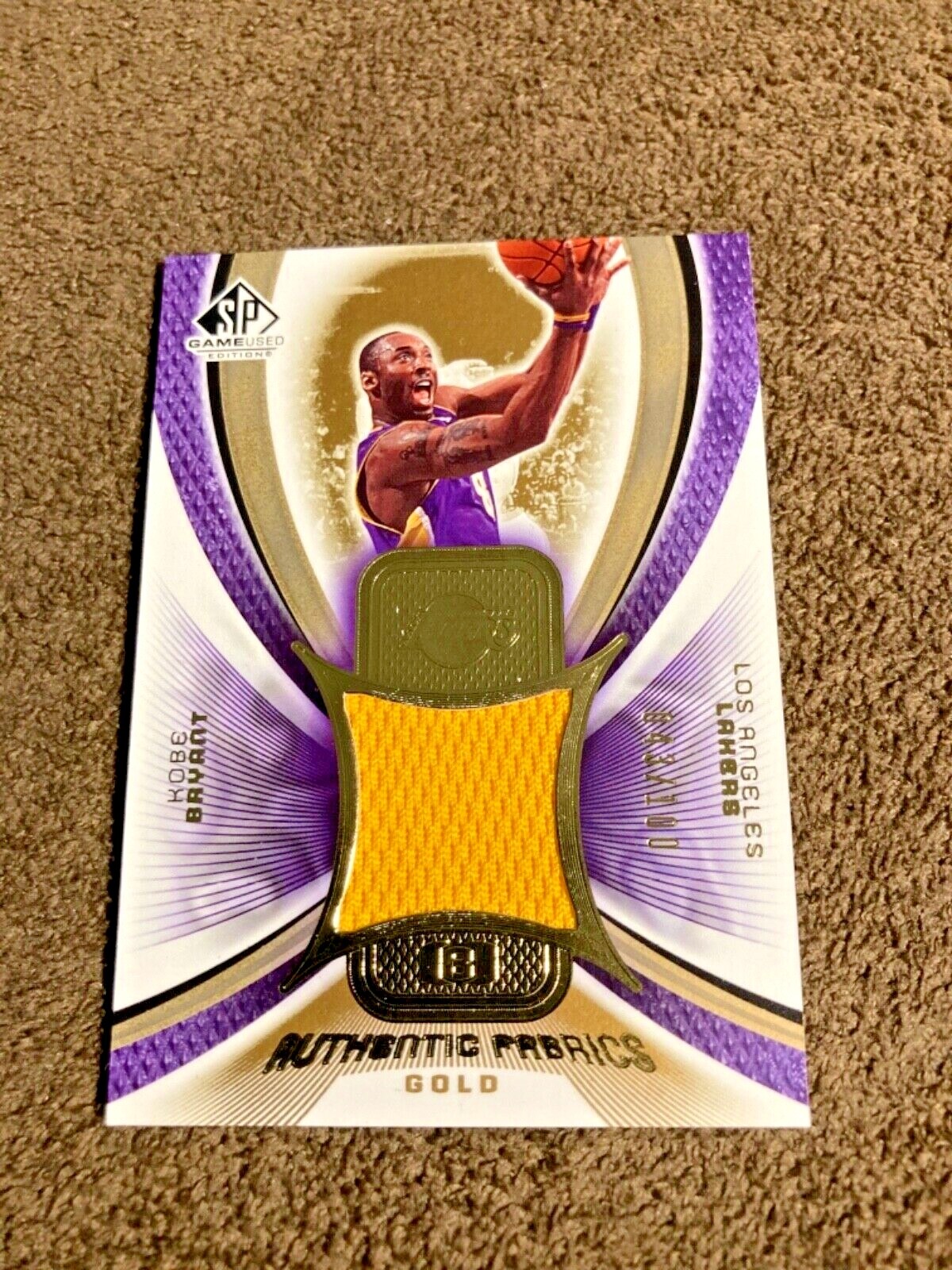 Kobe Bryant 2007,09 Topps Press Plate 2枚 Kobe Bryant 2007,09 Topps Press Plate 2枚