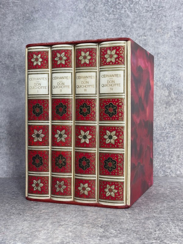 Cervantes. Don Quichotte. Illustrations De Henry Lemarie. 1957-1960. 4 Volumes