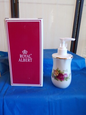 Choice Royal Albert Old Country Roses Bathroom Accessories: Soap Dispenser /Dish