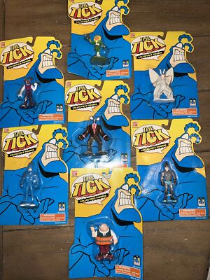 Bandai The Tick Minature Collectible Figures - Set Of 7