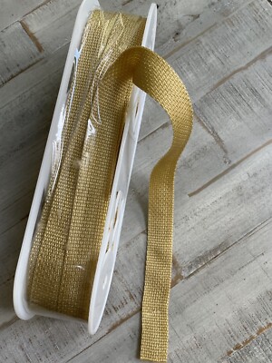 Wrights Gold 1 INCH POLYPROPYLENE WEBBING 15 Yards