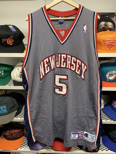 Champion Jason Kidd New Jersey Brooklyn Nets NBA Authentic